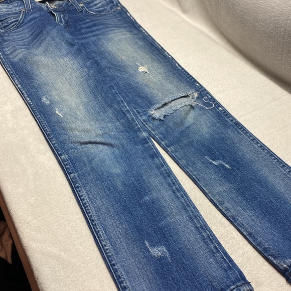 AMO Kate in seaside with destroy blue jeans size 24 - Picture 7 of 10